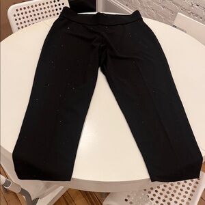 Jones New York Sparkle Elegant Black Trousers